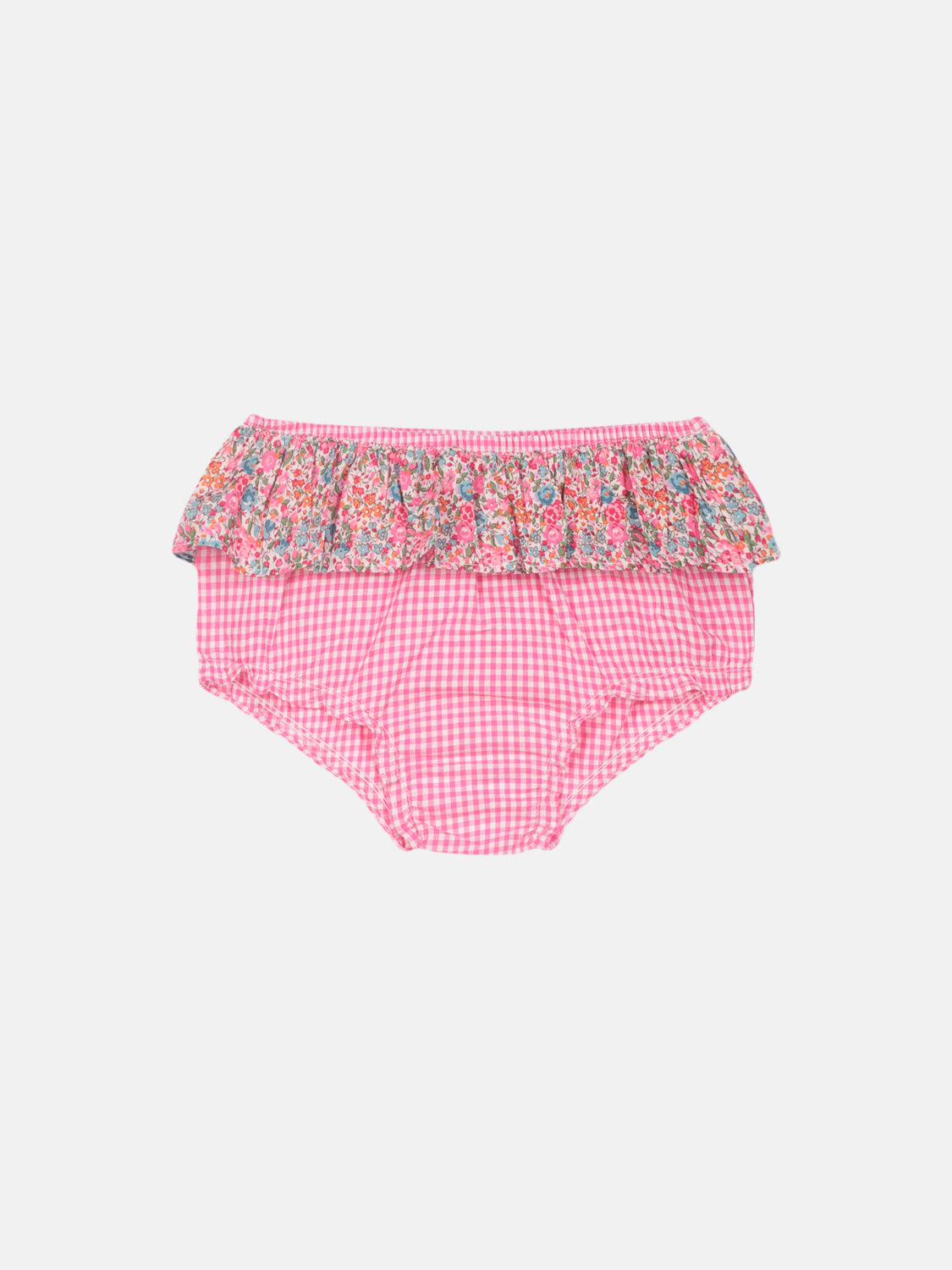Copripannolino Patchwork Liberty Emma Fuxia Petrolio