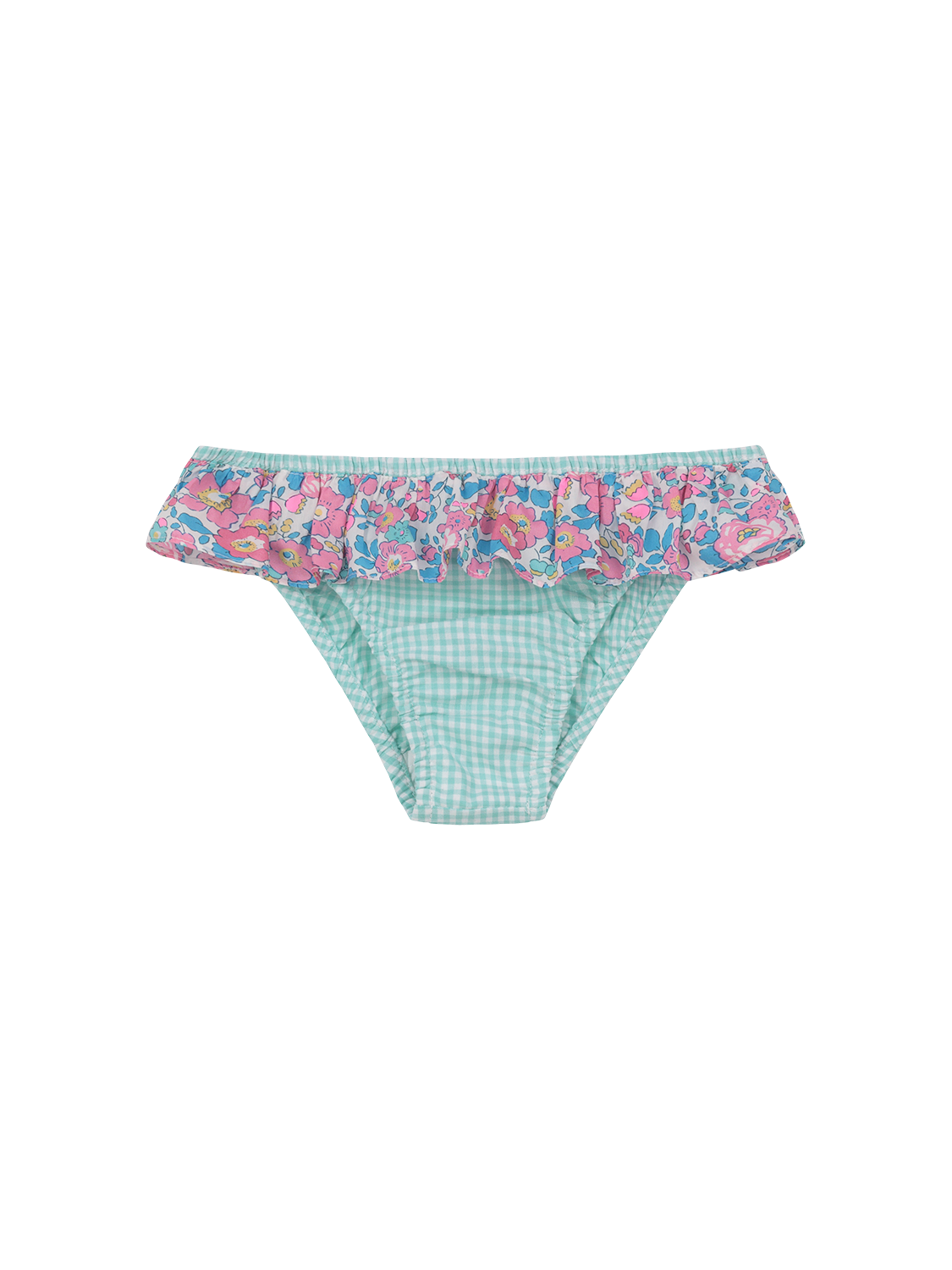 Costume Balza Patchwork Liberty Betsy Fluo Rosa Azzurro