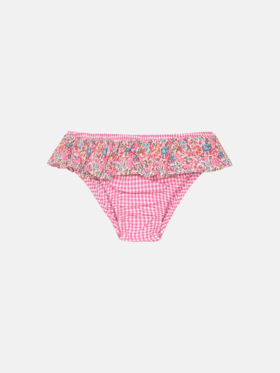 Costume Balza Patchwork Liberty Emma Fuxia Petrolio