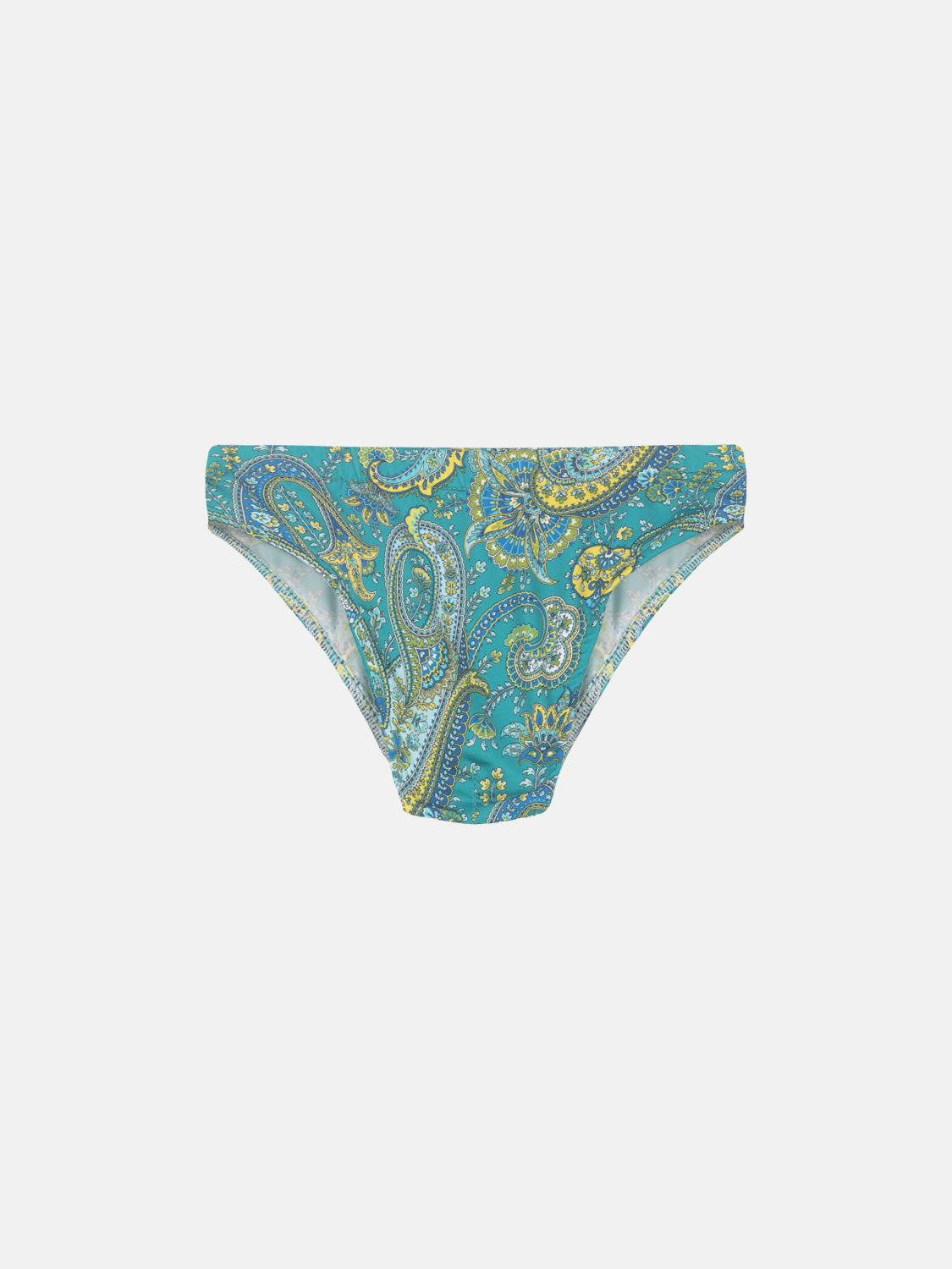 Costume Bambino Slip Lycra Cashmere Verde