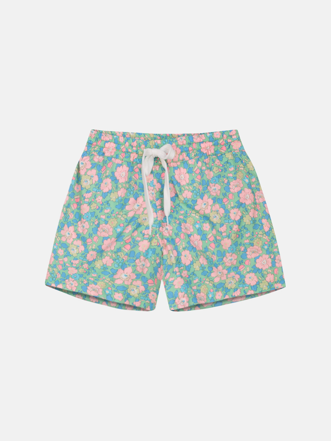 Costume Bambino Tessuto Tecnico a pantaloncino Betsy Verde Rosa