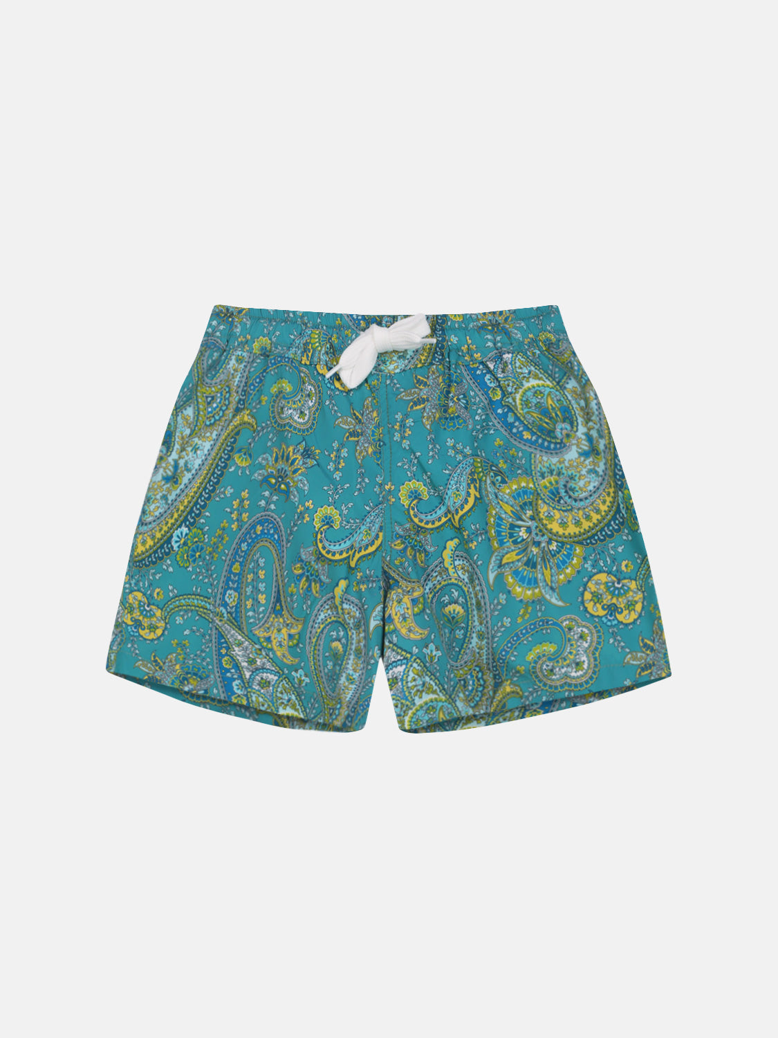 Costume Bambino Tessuto Tecnico a pantaloncino Cashmere Verde