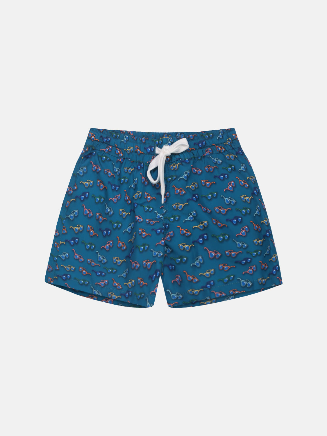 Costume Bambino Tessuto Tecnico a pantaloncino Occhialini Blu