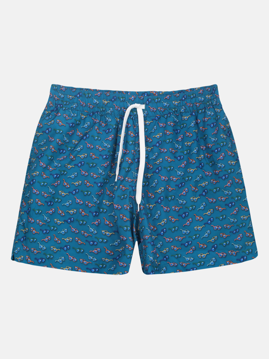 Costume Tessuto Tecnico Uomo Lacci Occhialini Blu