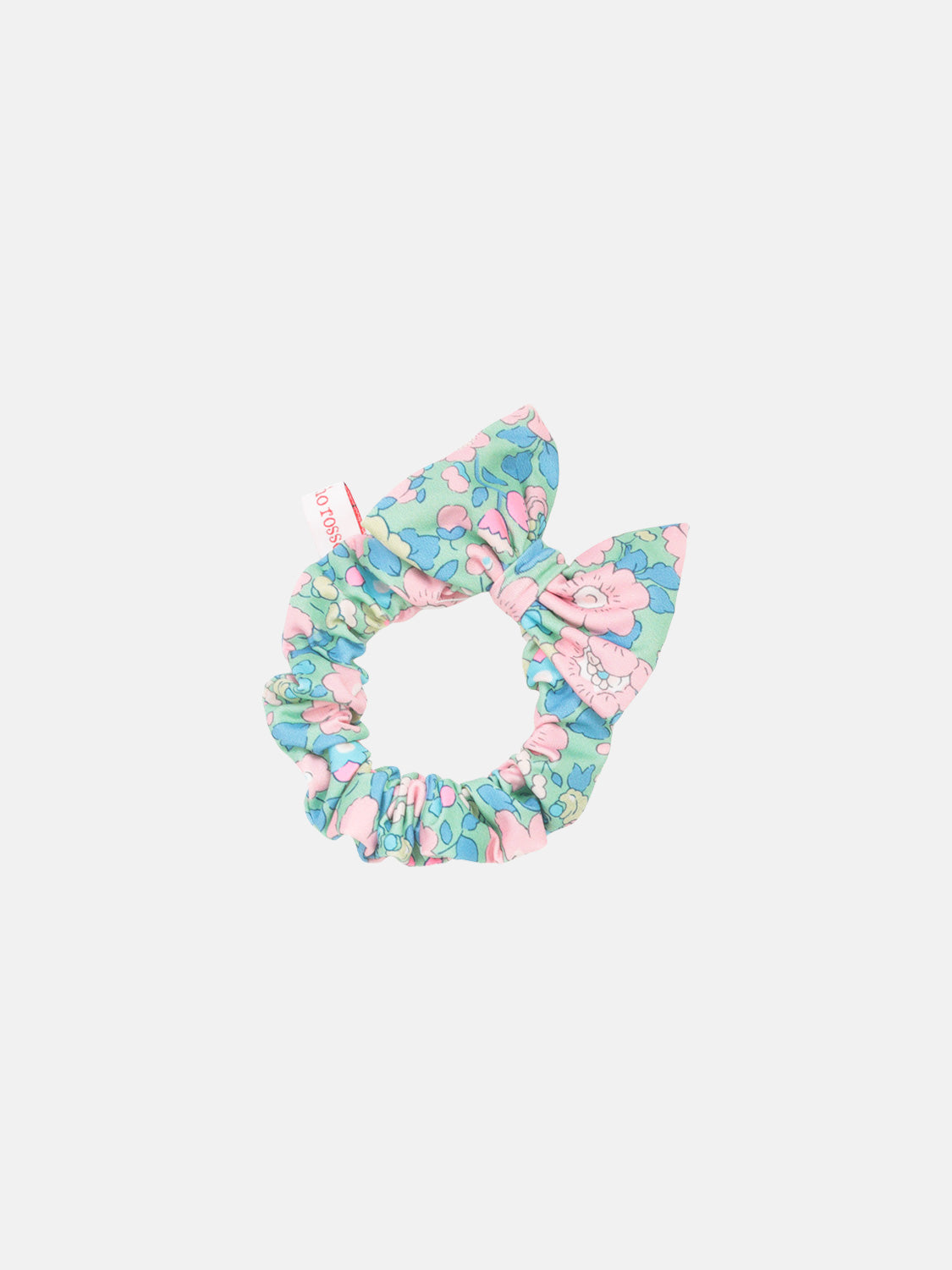Elastico Fiocco Liberty Betsy Verde Rosa
