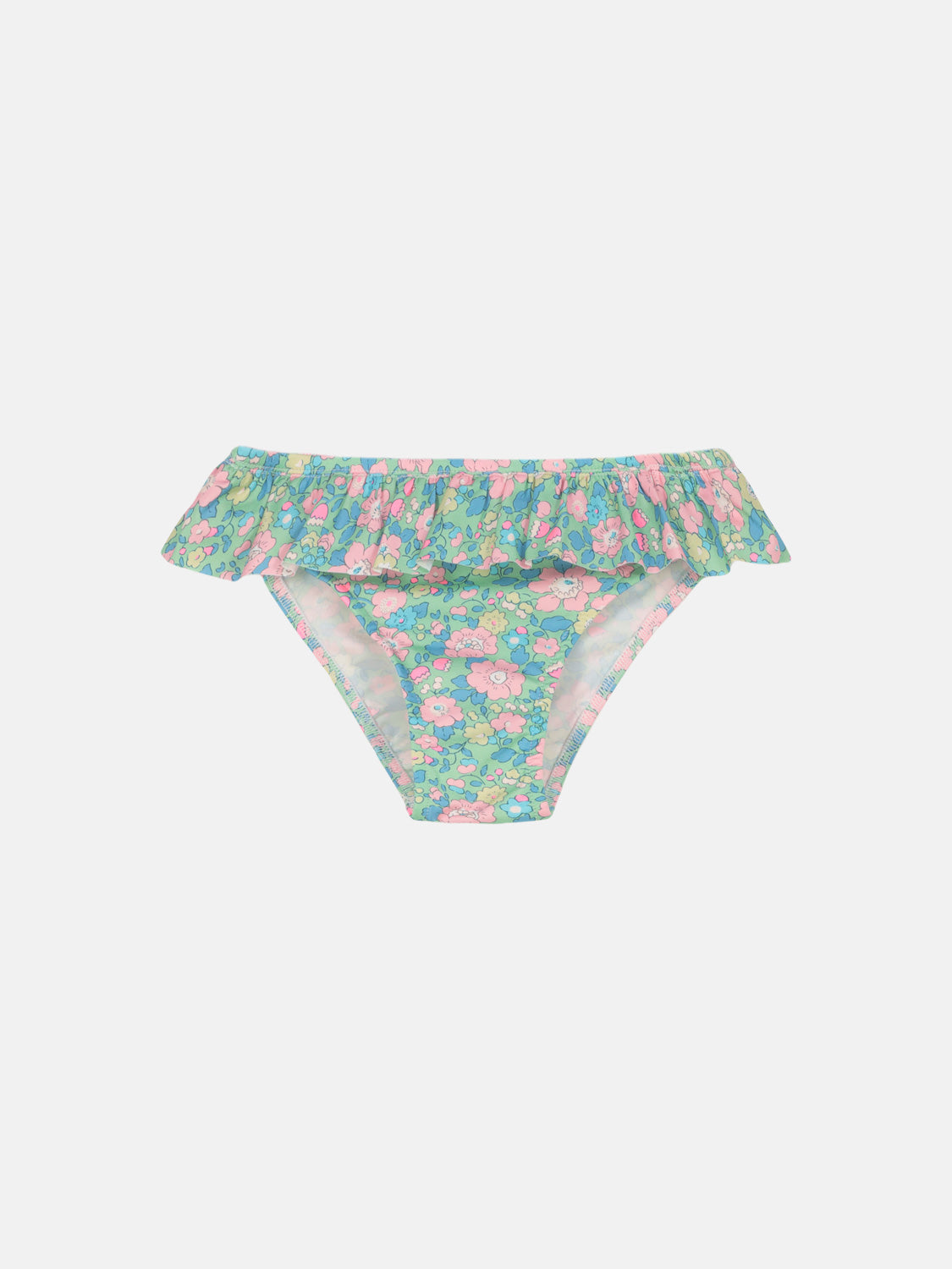 Costume Balza Lycra Liberty Betsy Verde Rosa