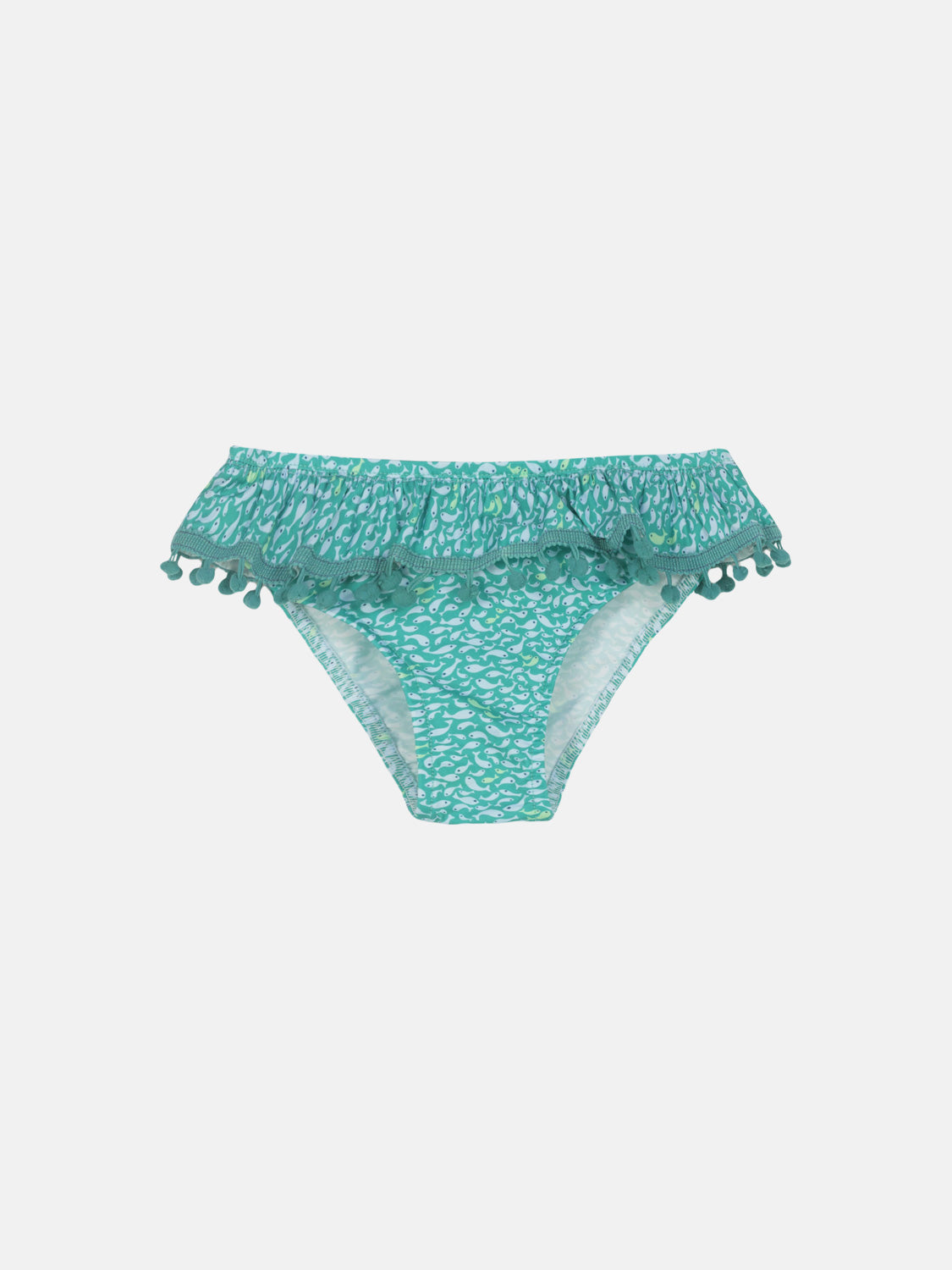 Costume Balza PonPon Lycra Liberty Pesciolini Menta