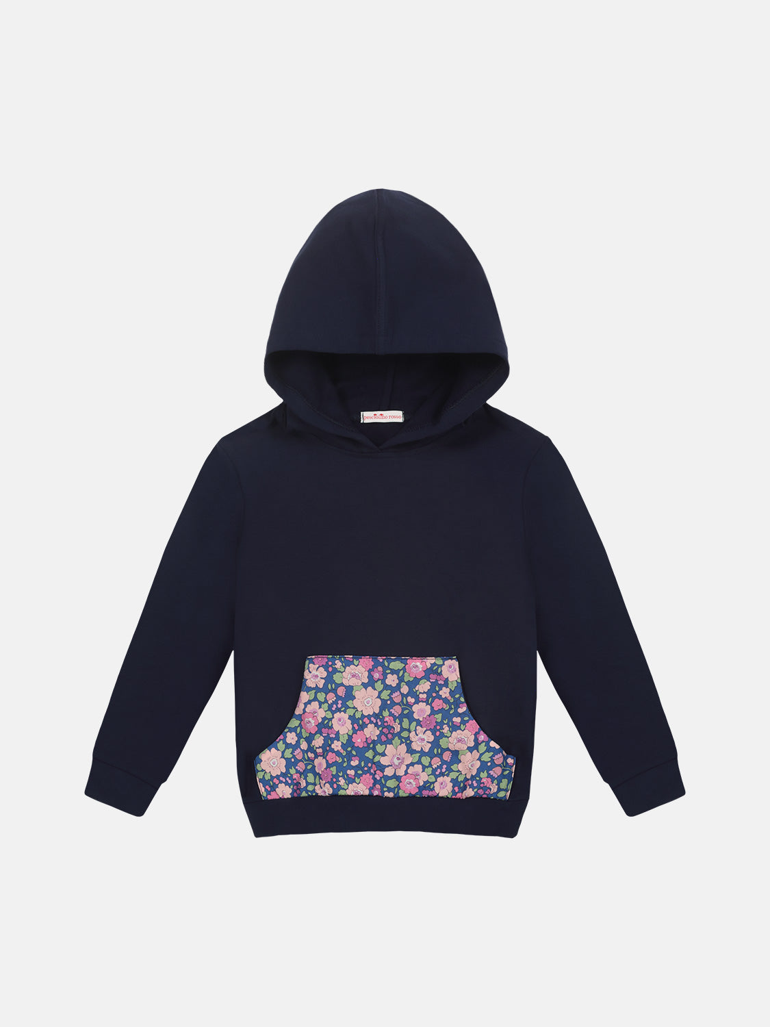 Felpa Cappuccio Navy New