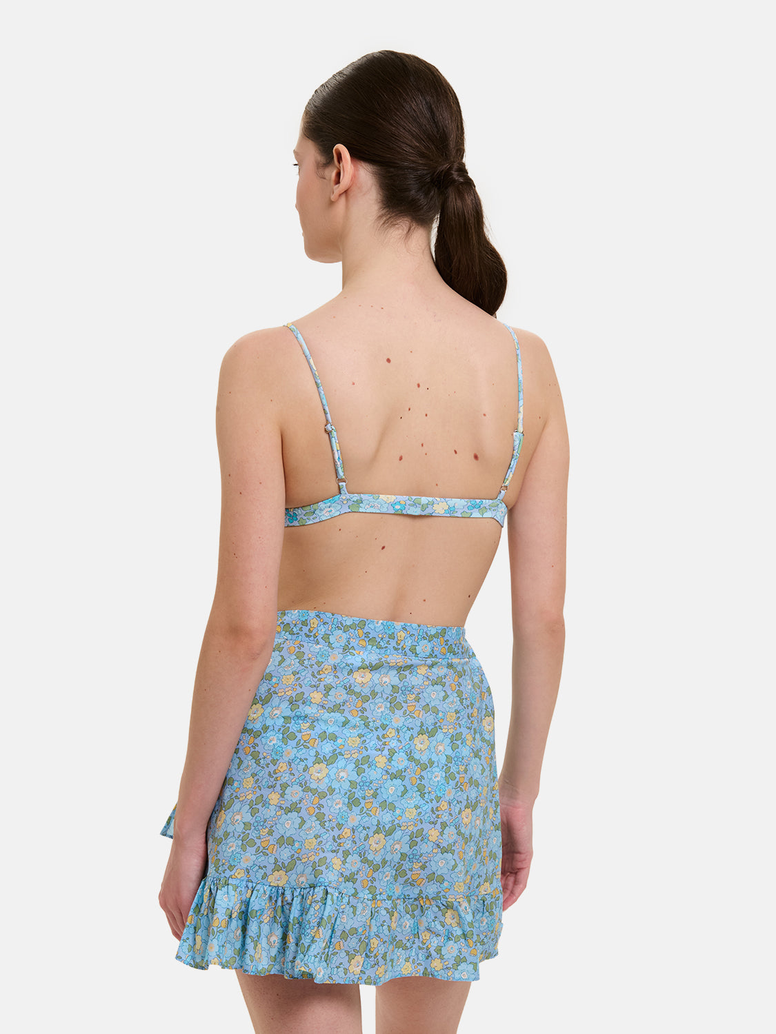 Gonna Donna Portafoglio Cotone Liberty Betsy Azzurro
