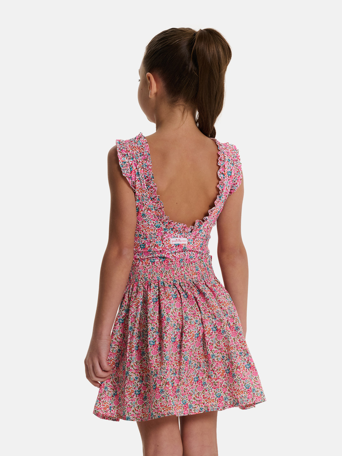 Gonnellina Bambina Liberty Emma Fuxia Petrolio