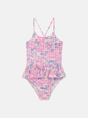 Intero Bambina Balza Lycra Liberty Betsy Vichy