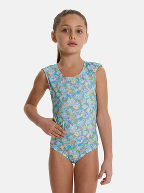 Intero Bambina Fiocco Liberty Betsy Azzurro