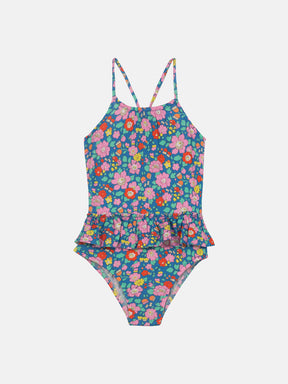 Intero Bambina Balza Liberty Betsy Mix Blu