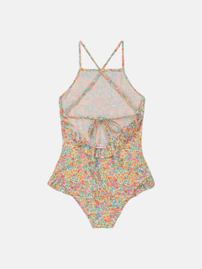 Intero Bambina Incrociato Liberty Wiltshire Arancio