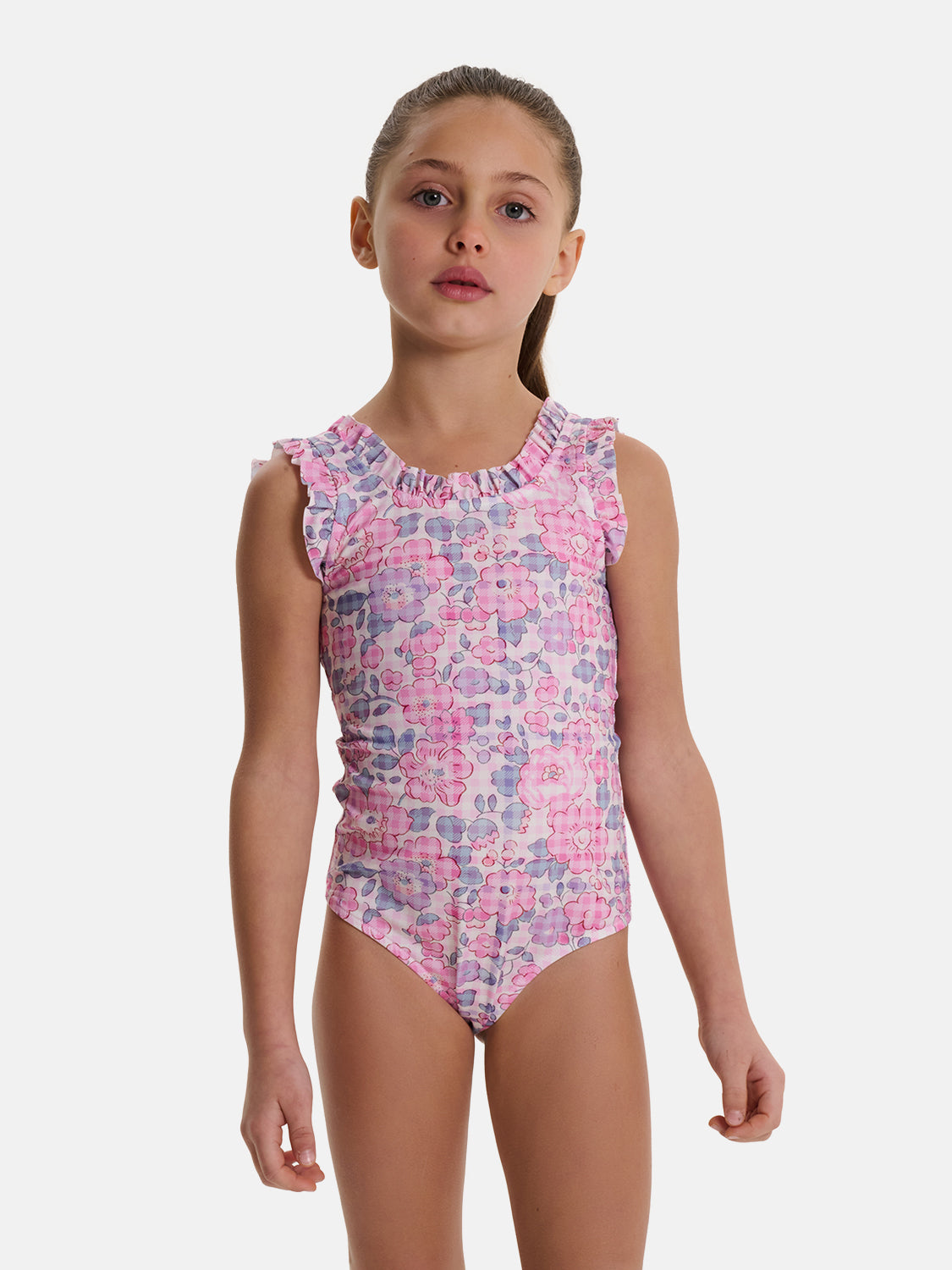 Intero Bambina Profili Rouches Liberty Betsy Vichy