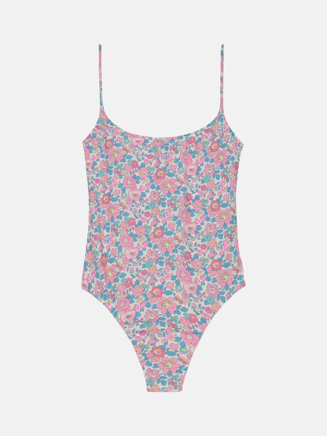 Intero Classico Donna Lycra Liberty Betsy Fluo Rosa Azzurro