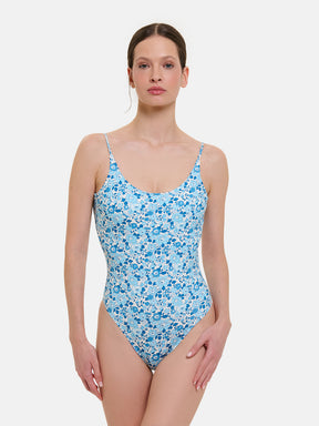 Intero Classico Donna Lycra Liberty Betsy Celeste