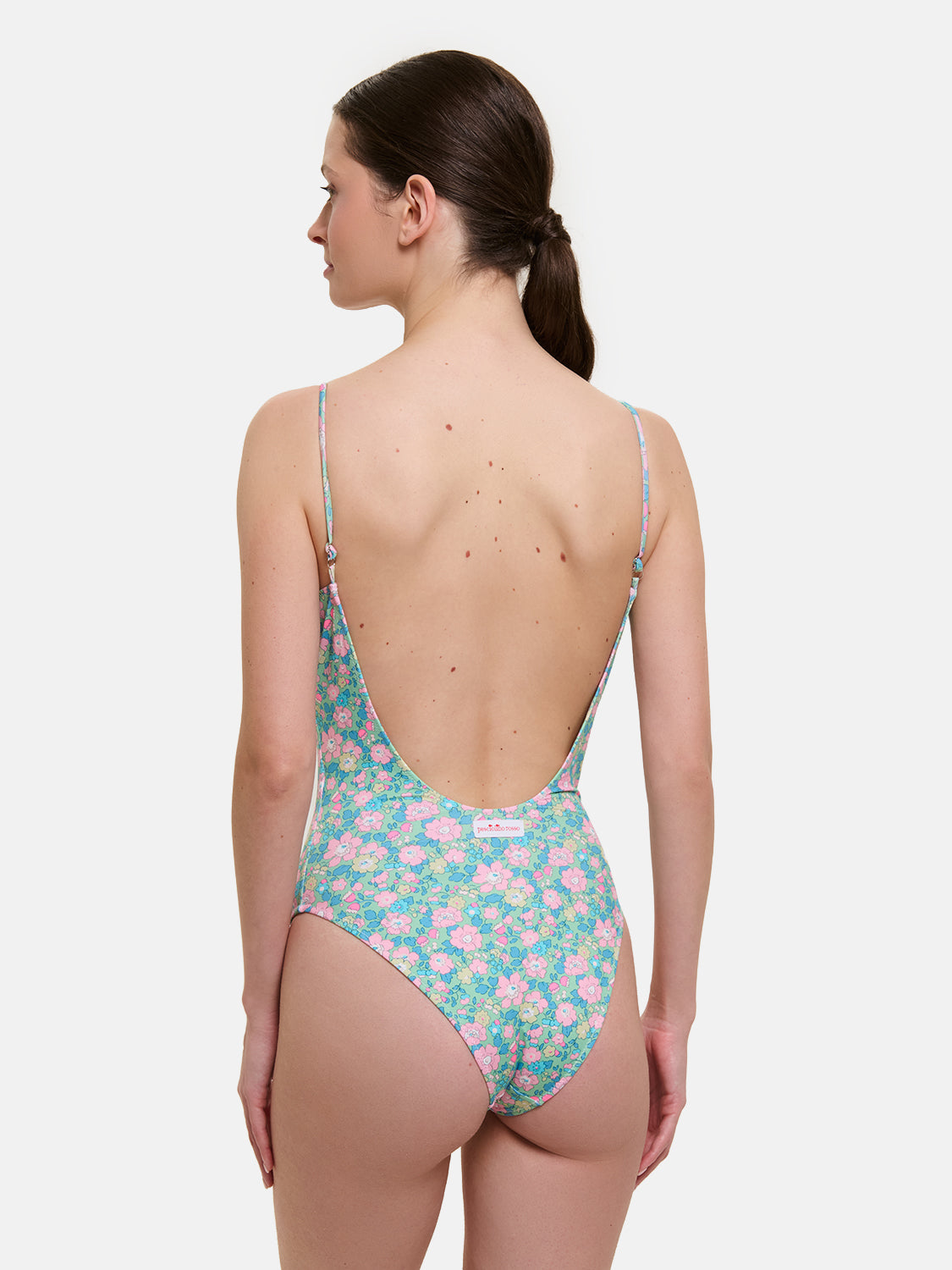 Intero Classico Donna Lycra Liberty Betsy Verde Rosa