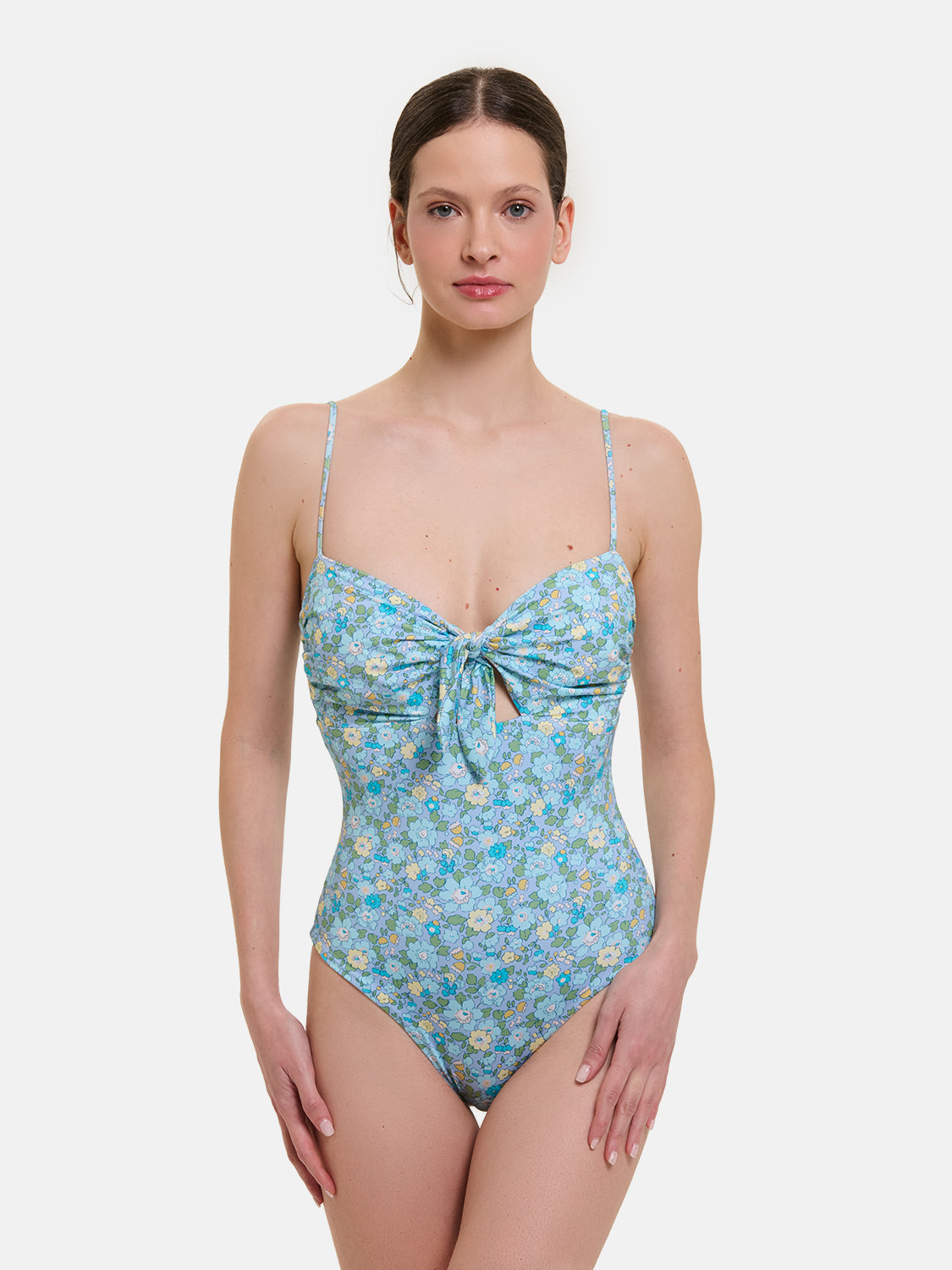 Intero Donna Nodo Lycra Liberty Betsy Azzurro