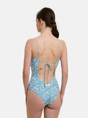 Intero Donna Nodo Lycra Liberty Betsy Azzurro