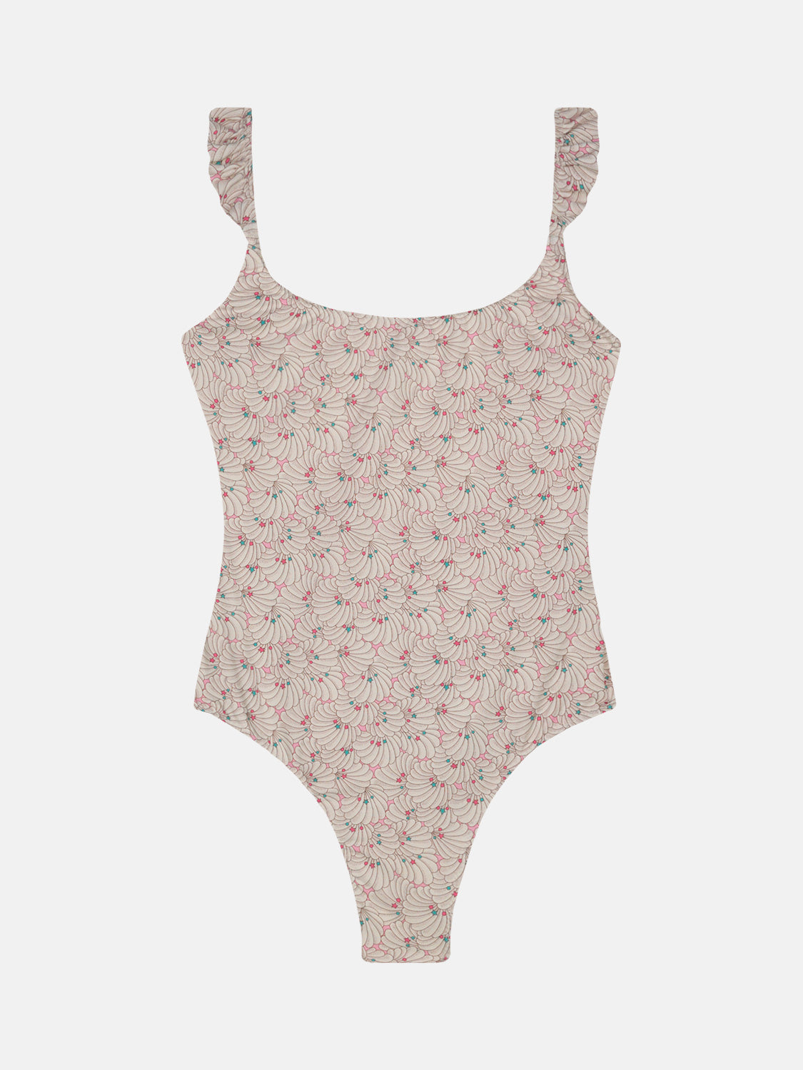 Intero Rouches Donna Lycra Liberty Conchiglie
