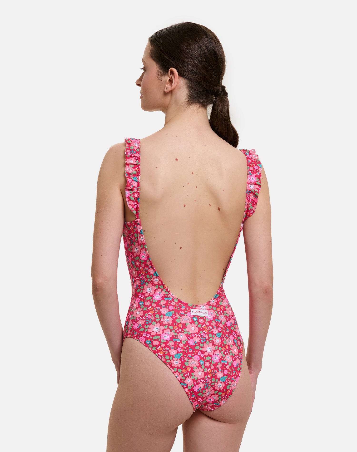 Intero Rouches Donna Lycra Liberty Betsy Lampone