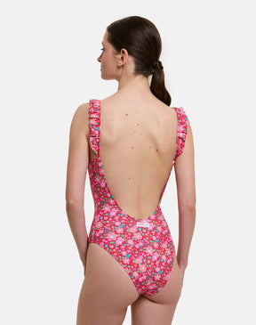 Intero Rouches Donna Lycra Liberty Betsy Lampone