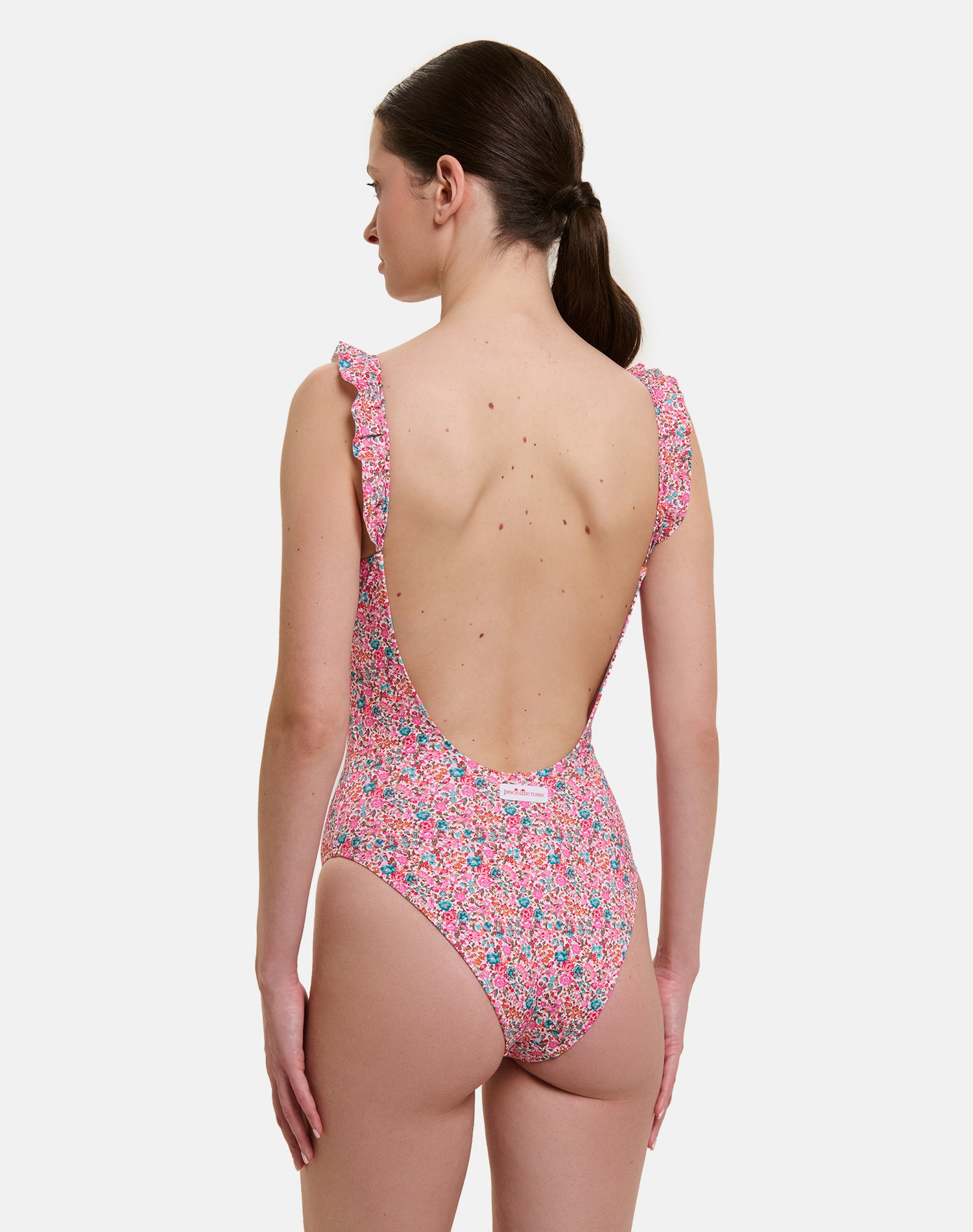 Intero Rouches Donna Lycra Liberty Emma Fuxia Petrolio
