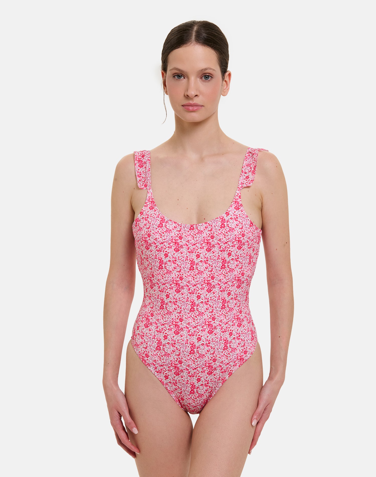 Intero Rouches Donna Lycra Liberty Emma Lampone