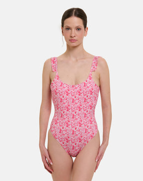 Intero Rouches Donna Lycra Liberty Emma Lampone