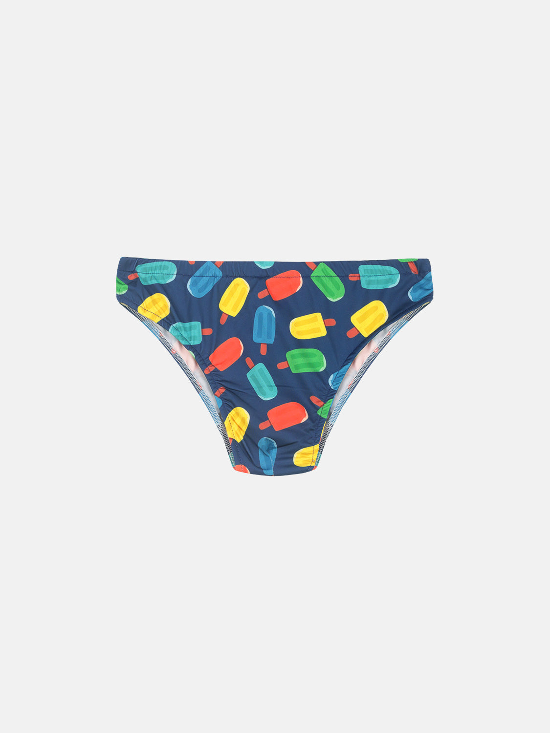 Costume Bambino Slip Lycra Gelatini Blu