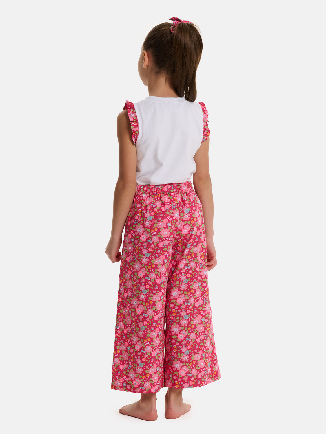 Pantalone Palazzo Bambina Liberty Betsy Lampone