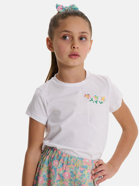 Pantalone Palazzo Bambina Liberty Betsy Verde Rosa