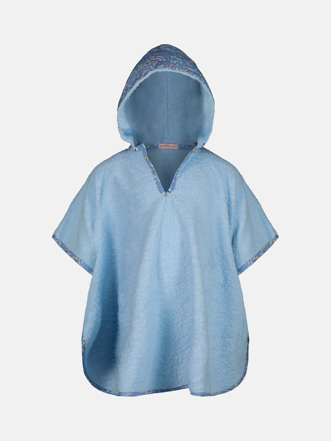 Poncho Liberty Pesciolini Celeste