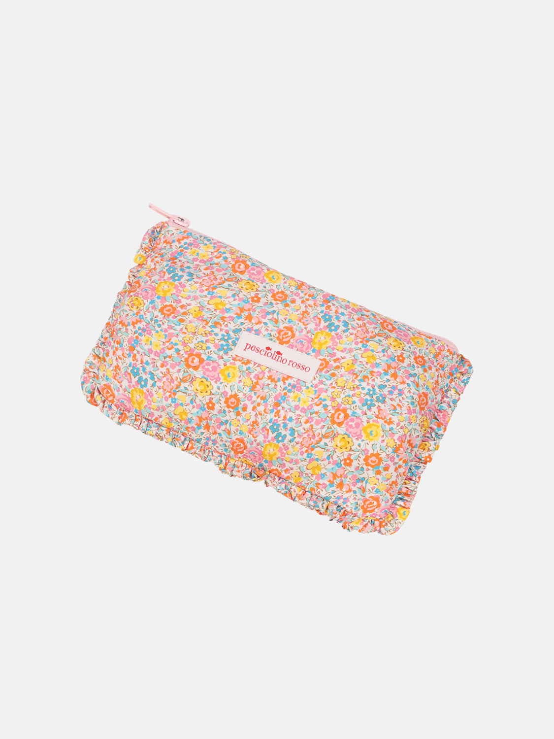 Pochette Mare Mini Rouches Liberty Emma Giallo