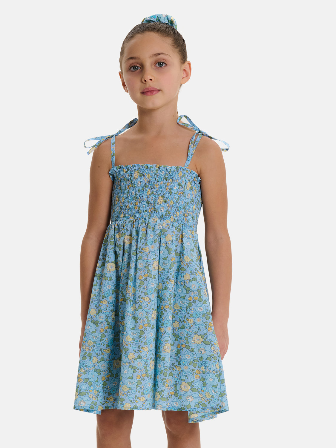 Prendisole Bambina Liberty Betsy Azzurro