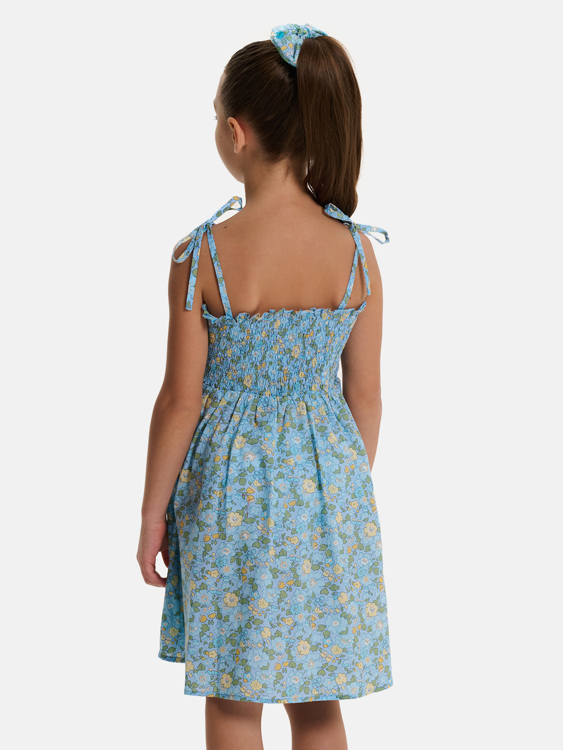 Prendisole Bambina Liberty Betsy Azzurro