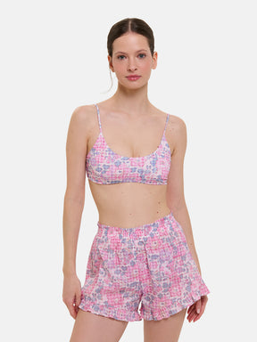 Shorts Farfalla Donna Cotone Liberty Betsy Vichy