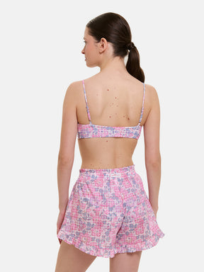 Shorts Farfalla Donna Cotone Liberty Betsy Vichy