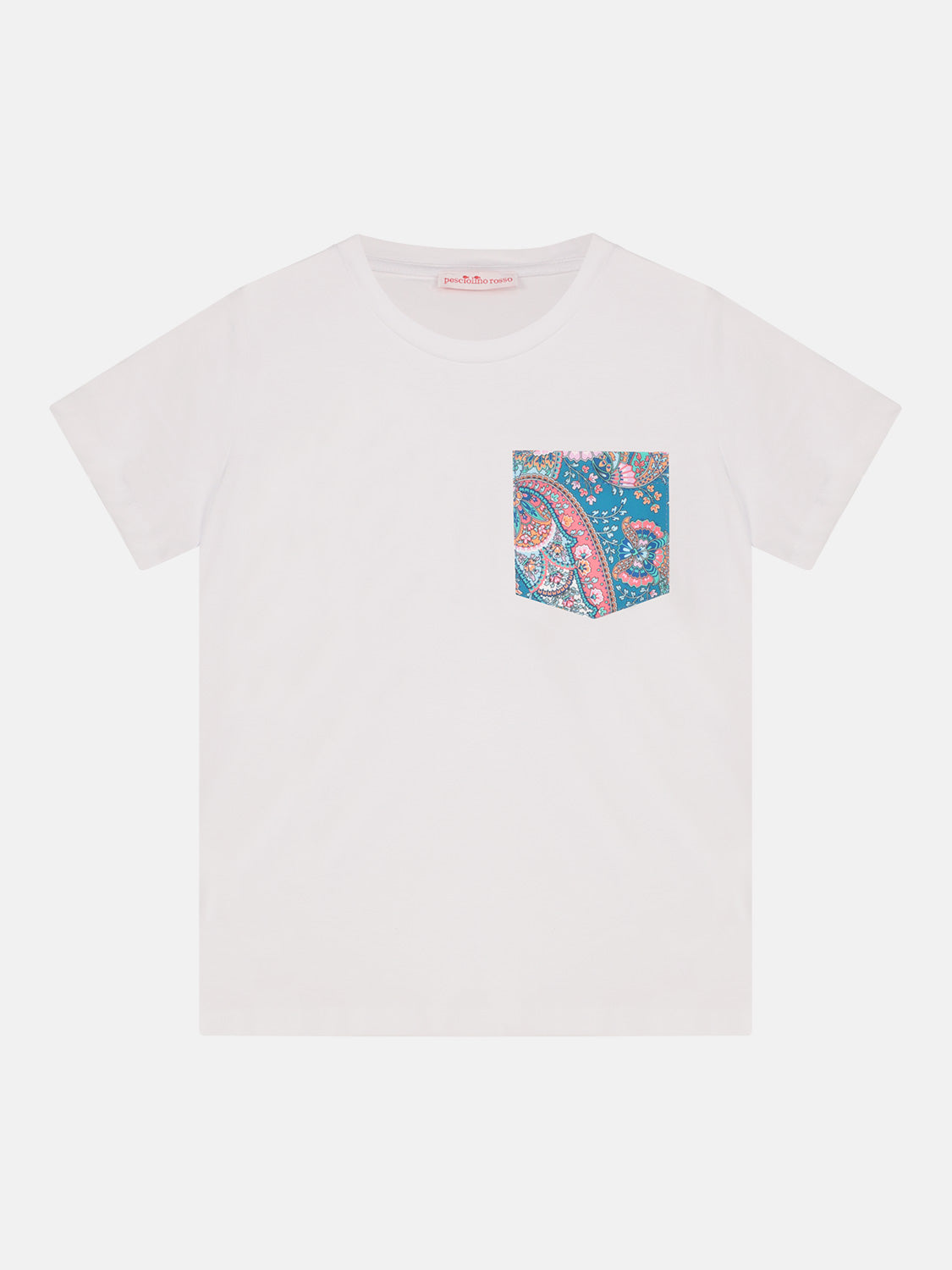 T-Shirt Bambino Cashmere Petrolio