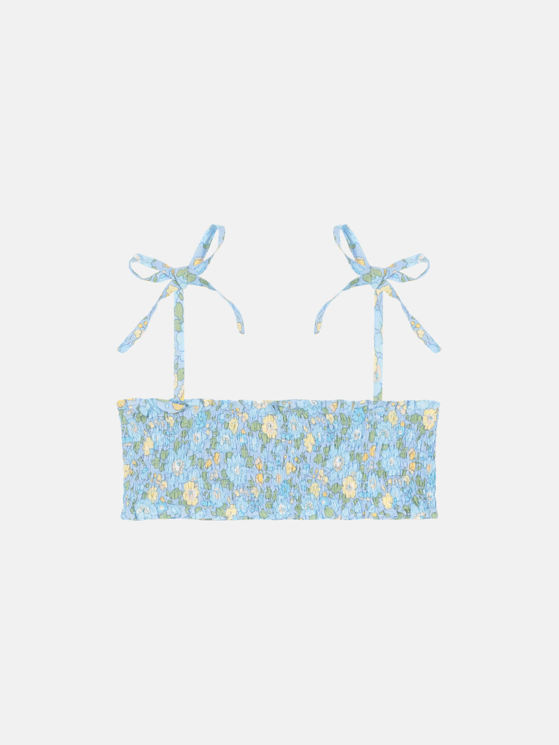 Top a fascia Liberty Betsy Azzurro