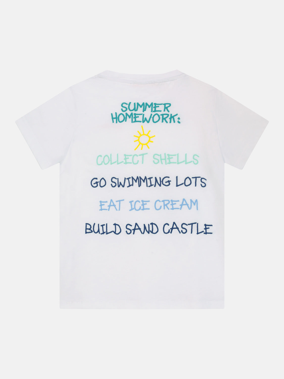 T-shirt Bambino Ricamo Homework