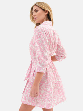 Abito camicia con cinta Liberty Betsy Boo Rosa