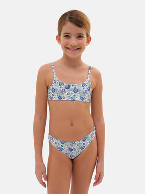 Bikini Girl Lycra Liberty Felicite Light Blue