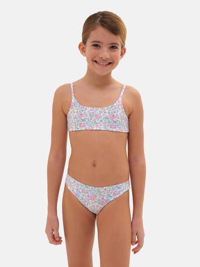 Bikini Bambina Lycra Liberty Felicite Rosa