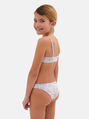 Bikini Bambina Lycra Liberty Felicite Rosa