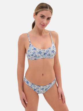 Bikini Brasiliana Lycra Liberty Felicite Azzurro