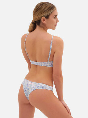 Bikini Brasiliana Lycra Liberty Mitsi Azzurro