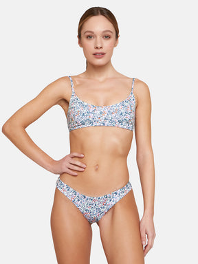 Bikini Donna Slip Brasiliana Fascia  Lycra Liberty Whiltshire Viola