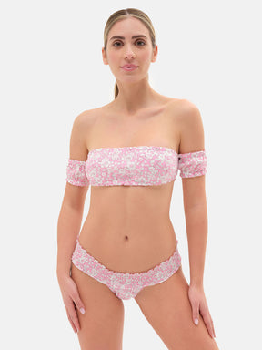 Bikini Fascia Cotone Liberty Betsy Boo Rosa